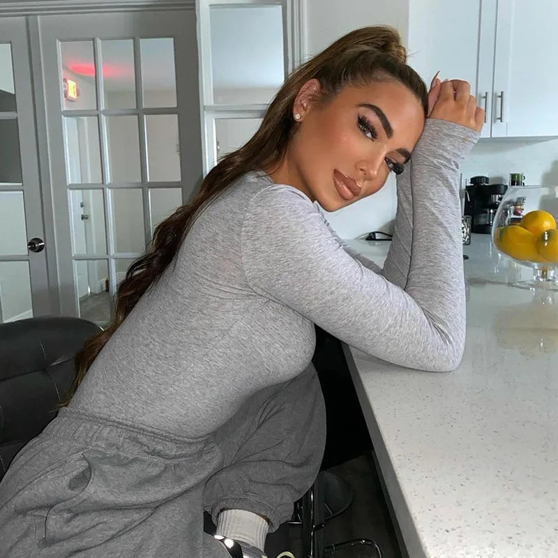 DivineCurve SculptFit Long Sleeve Bodysuit