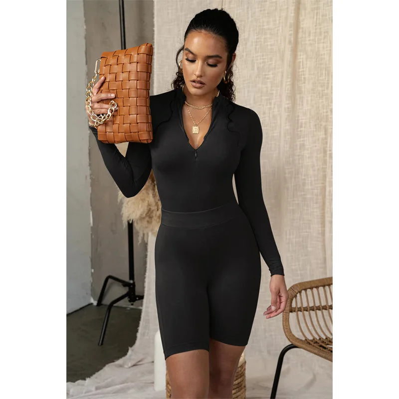 DivineCurve SculptFit Long Sleeve Bodysuit