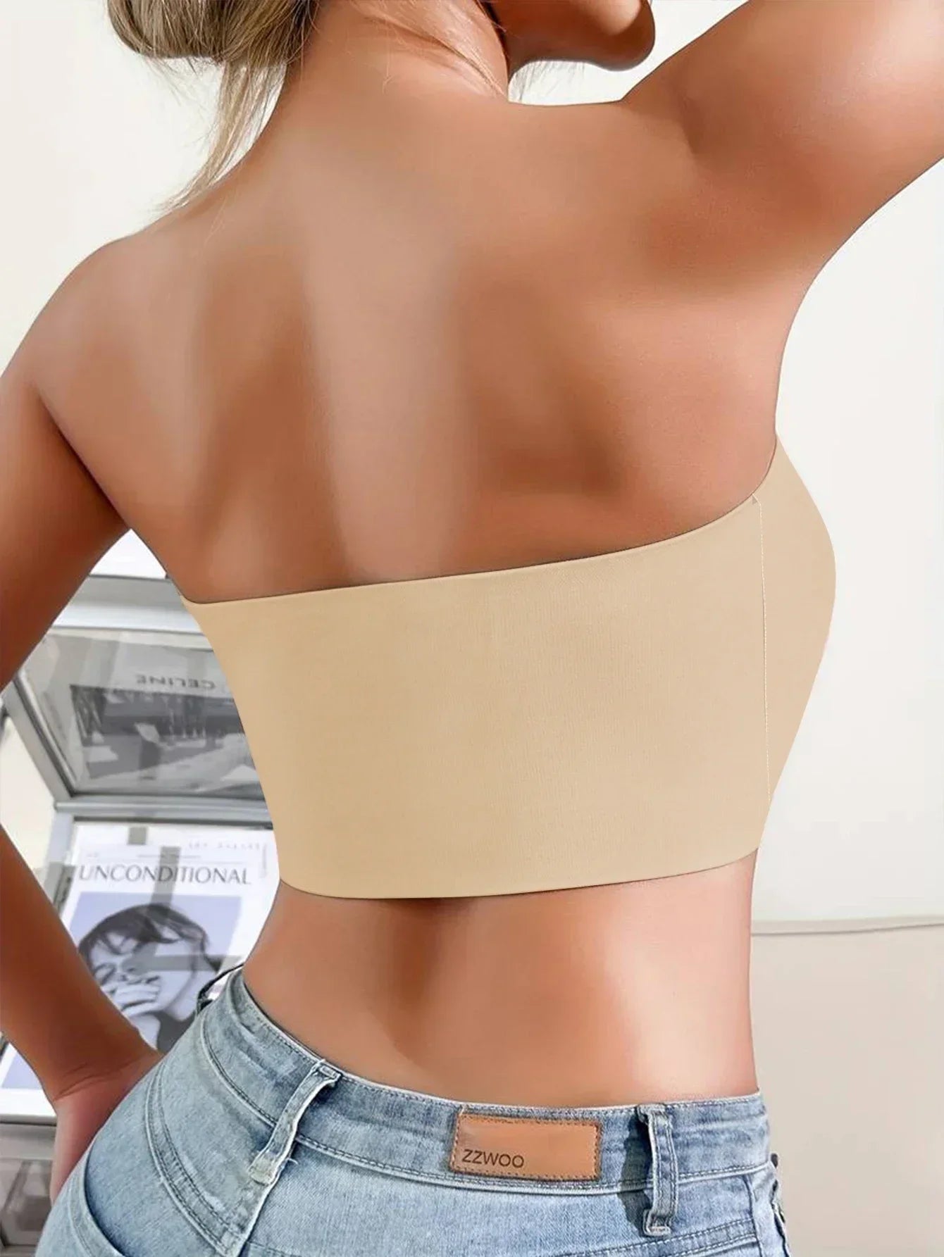 DivineCurve™ Seamless Front-Button Strapless Bra
