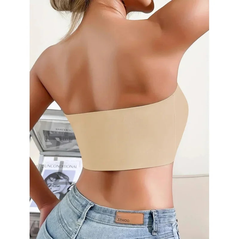 DivineCurve™ Seamless Front-Button Strapless Bra