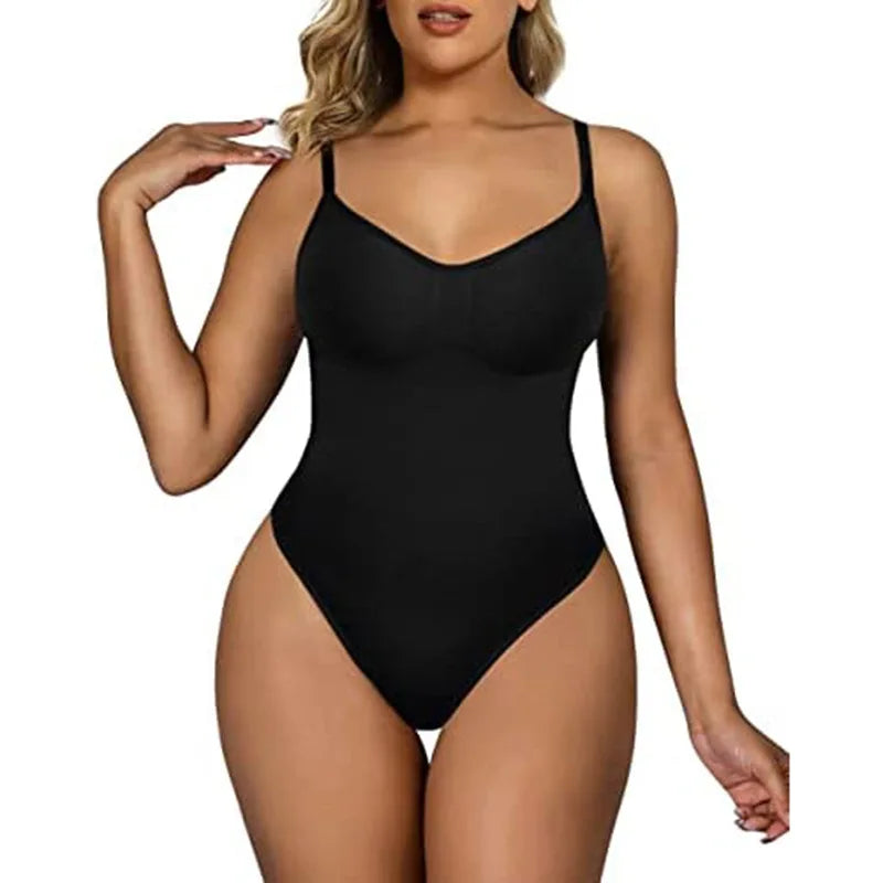 DivineCurve™ Smooth Sculpt V-Neck Bodysuit